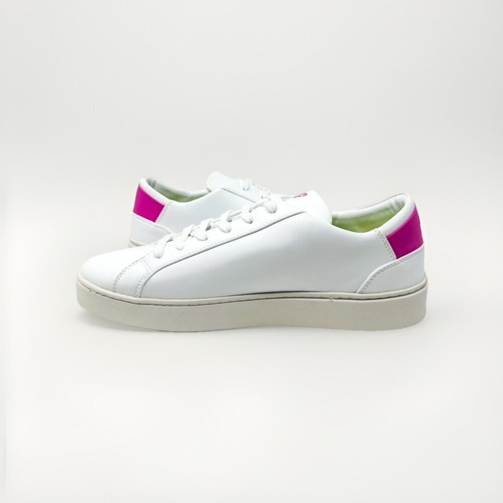 Thousand Fell Men's Lace Up Sneakers White/Pink 11 US / 44 EU - Picture 2 of 11